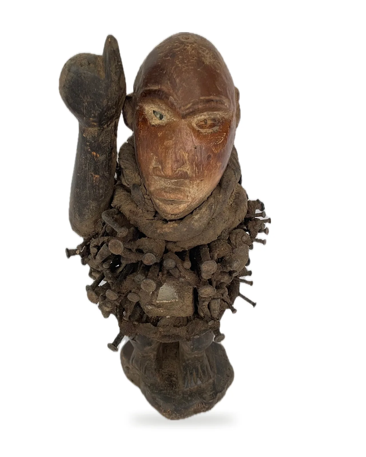 Nkisi Nduda, Kongo (Yombe / Vili Style), front view