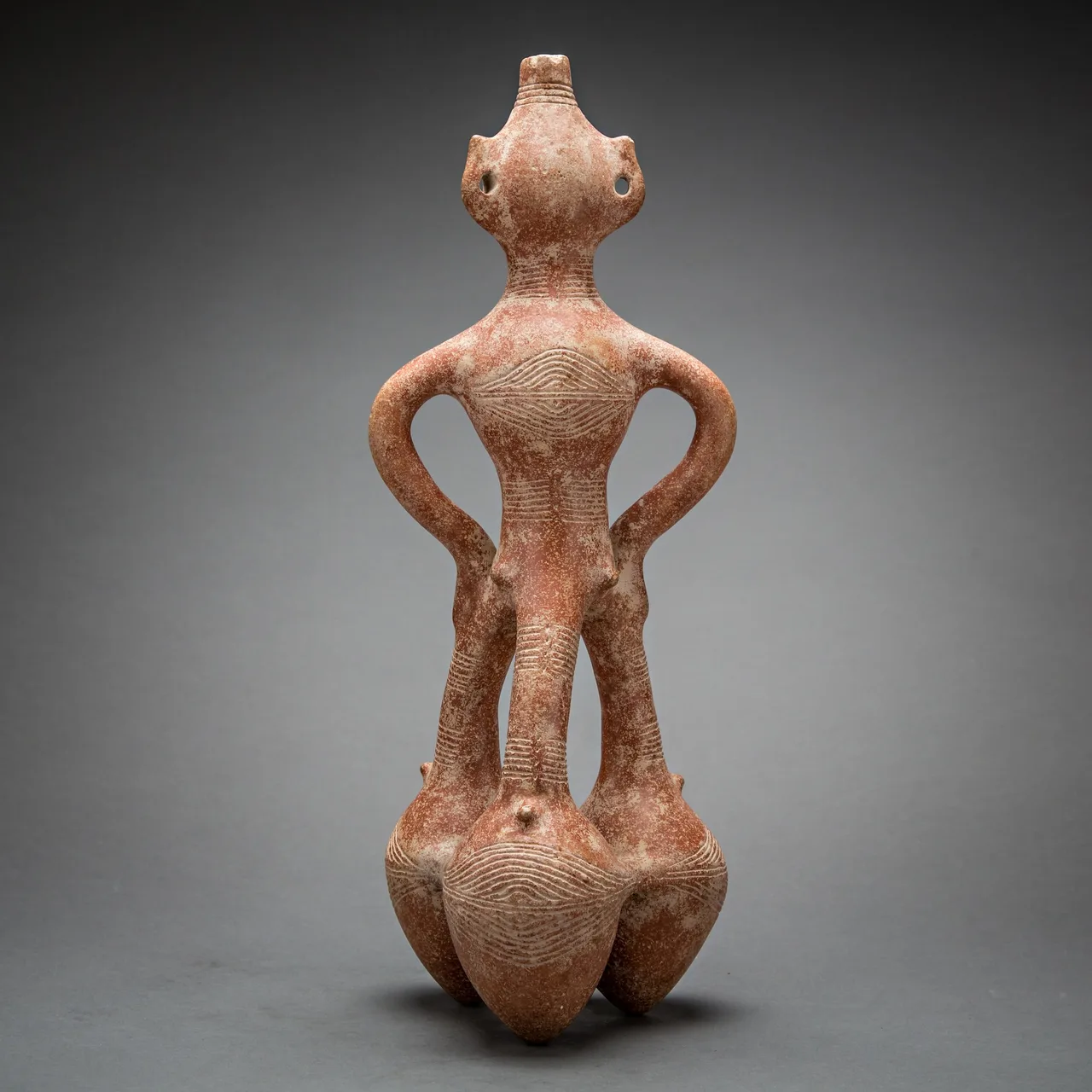 Cypriot Bronze Age Anthropomorphic Vessel, view 4