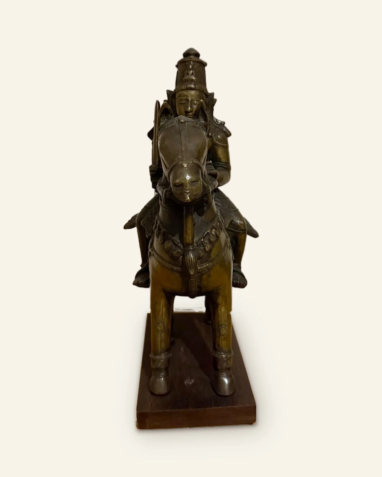 Khandoba on horseback, front