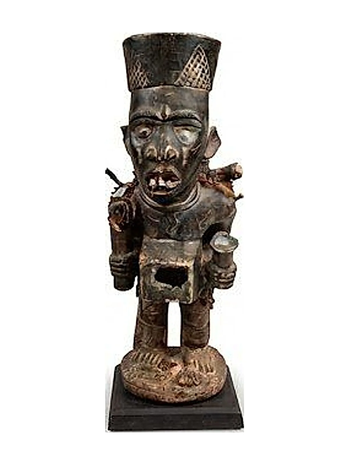Power Figure with Mpu Cap and Horns (Nkisi), view 1
