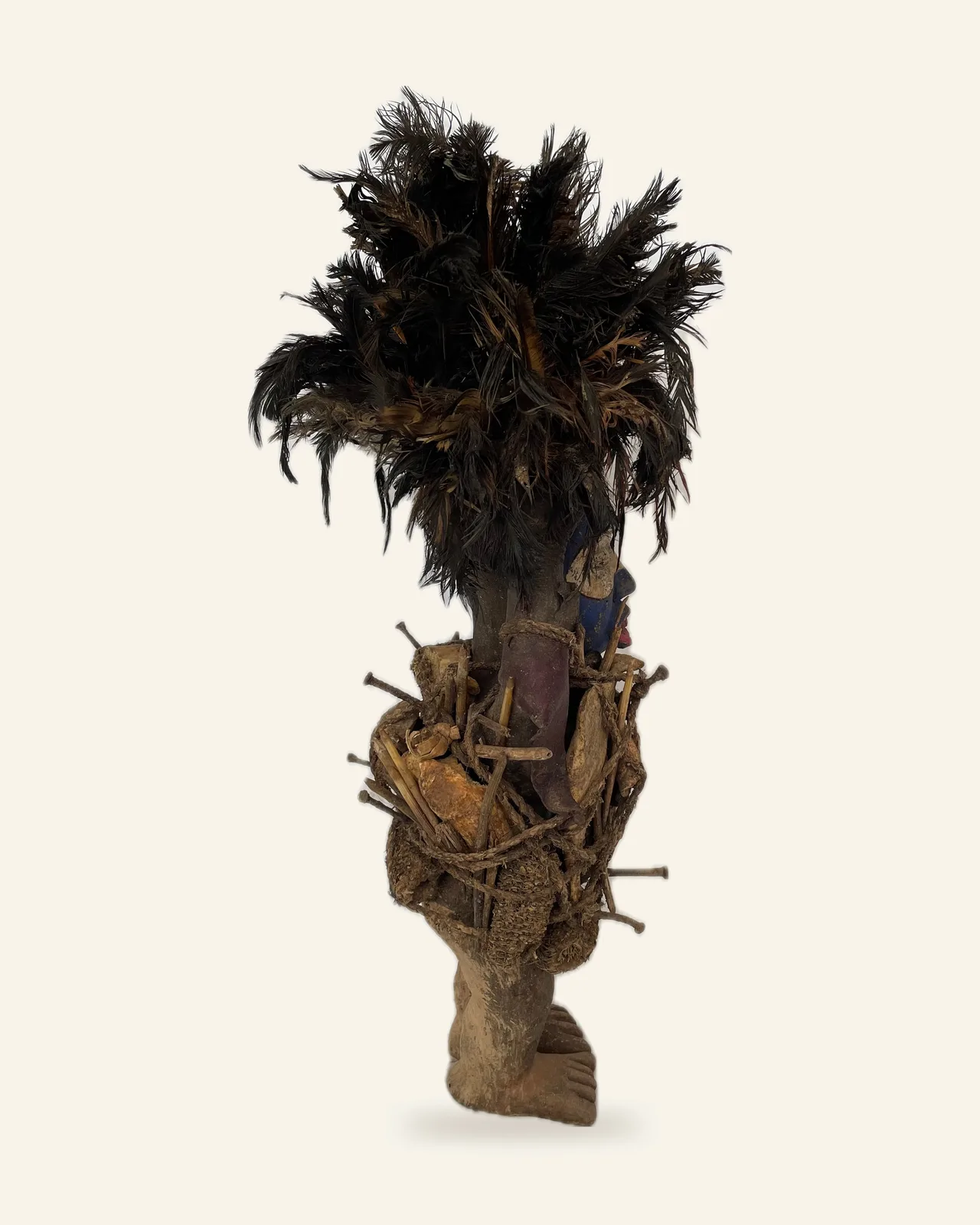 Pair of Nkisi, Kongo, second figure, other side