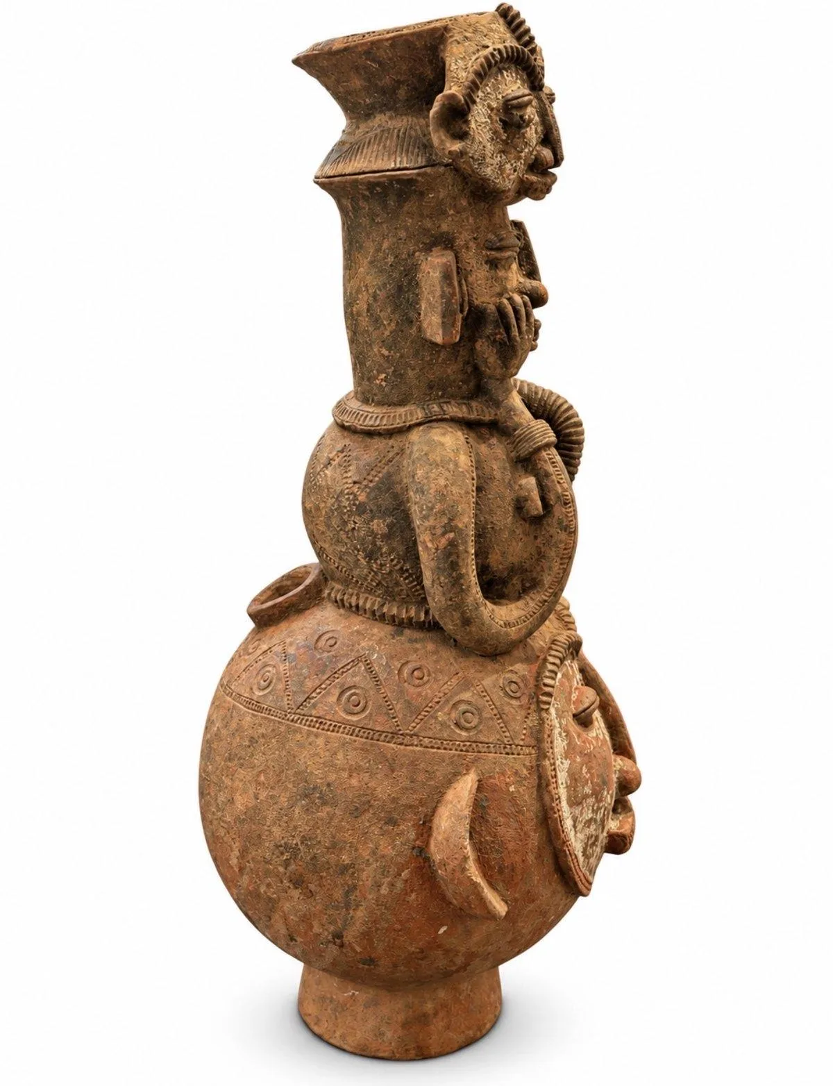 The Tower of Faces, Mangbetu-Style Vessel, right profile