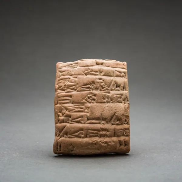 Sumerian Cuneiform Tablet, view 1
