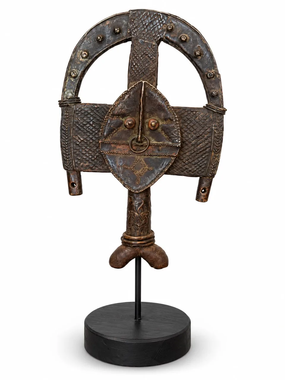 Reliquary Guardian Figure with Arched Crest, Bakota