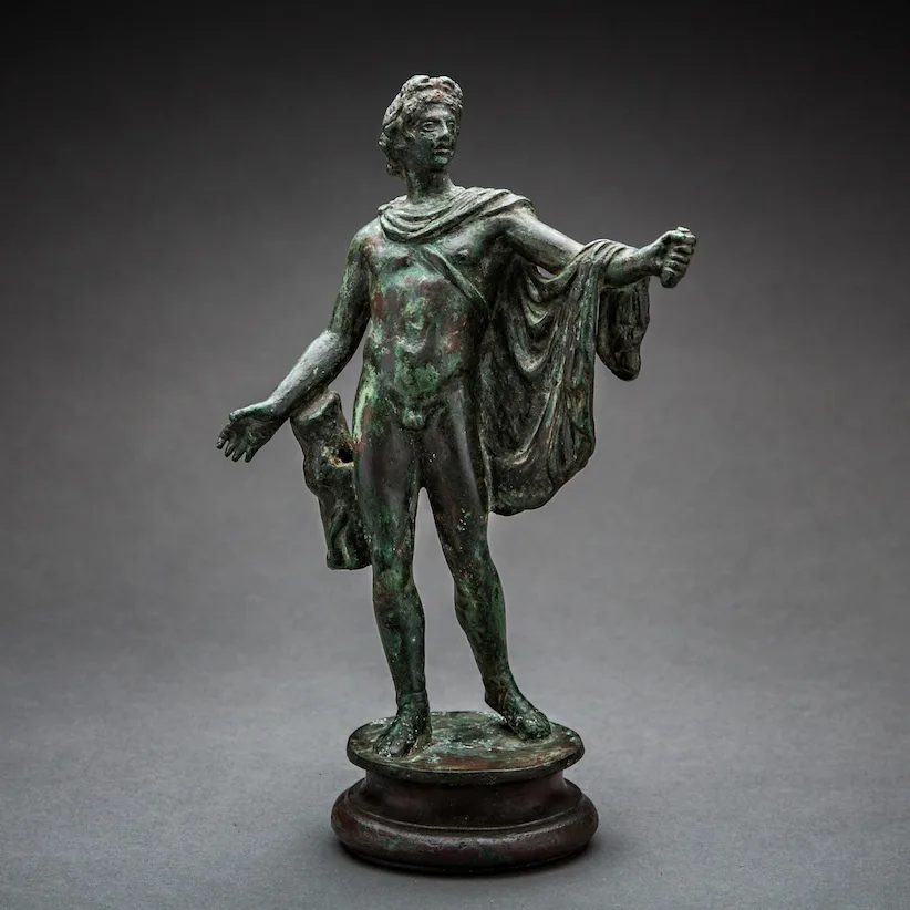 Bronze Statue of the Apollo Belvedere, view 1