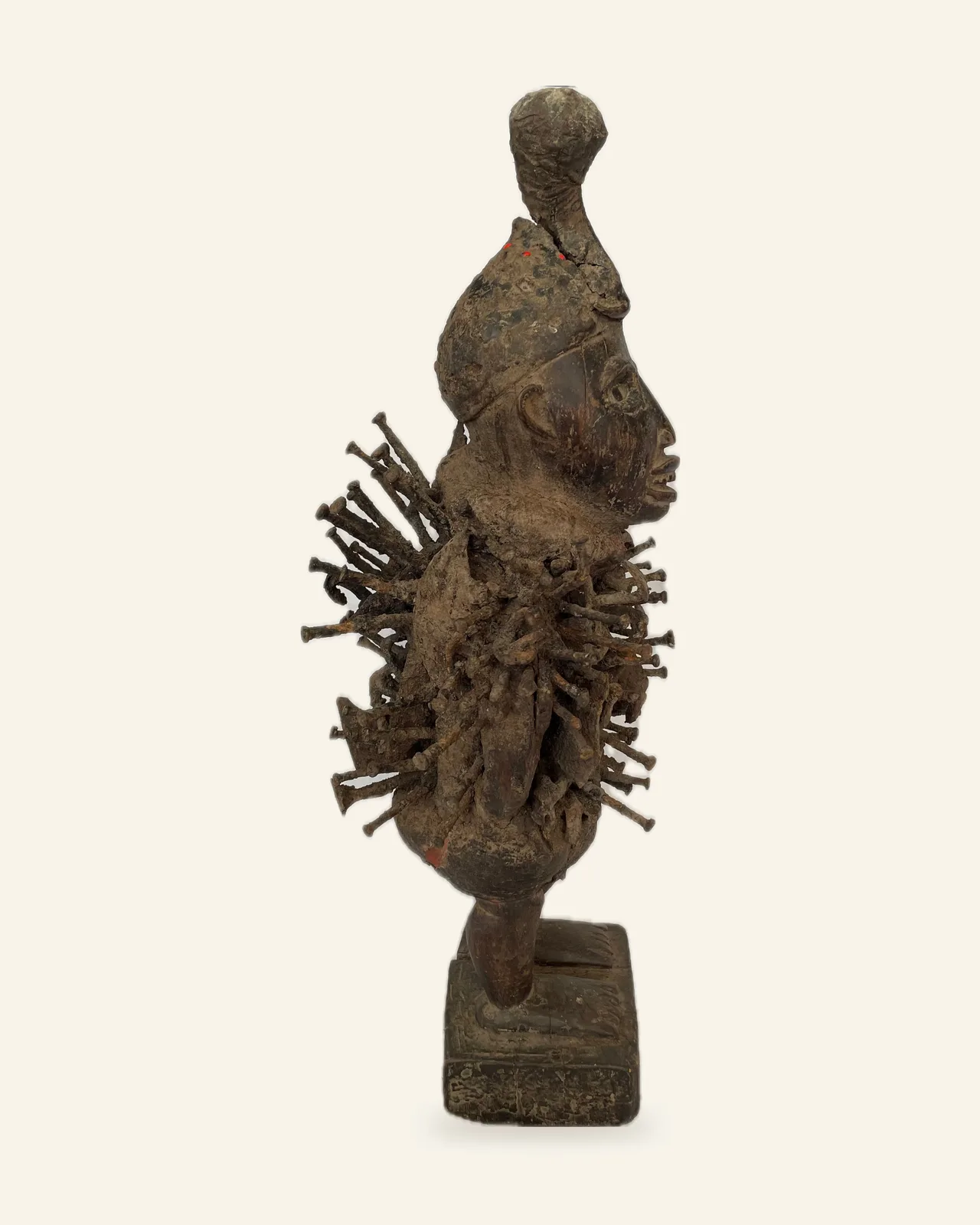 Nkisi Nkondi, Kongo (Yombe / Vili Style), right profile
